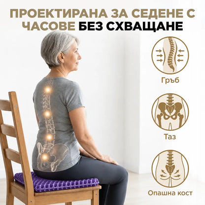 NervoFix OrthoSeat - Гелова ортопедична седалка